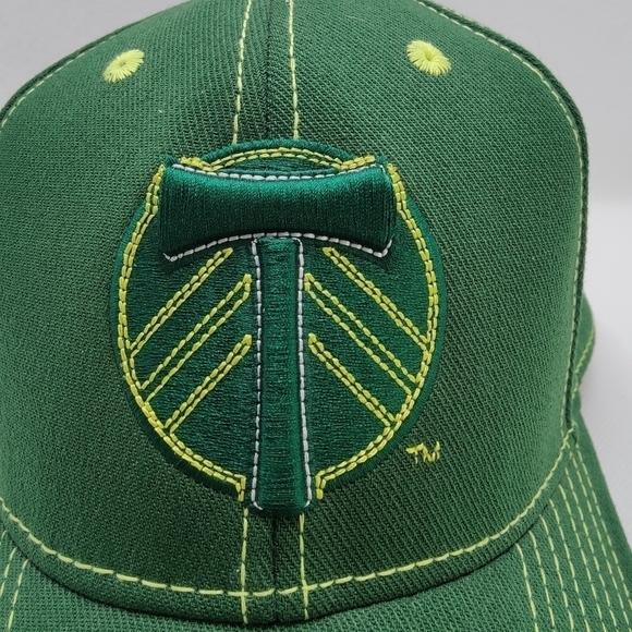 Portland Timbers MLS Hat Fitted Green and Yellow OS - Picture 5 of 11